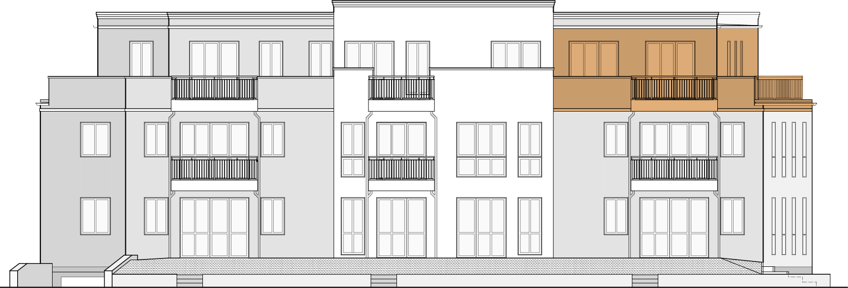 Frontansicht Wohnung 7