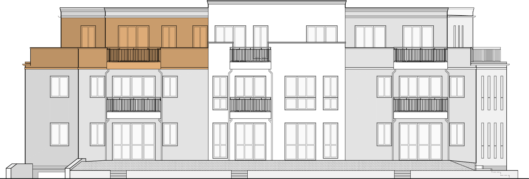 Frontansicht Wohnung 9