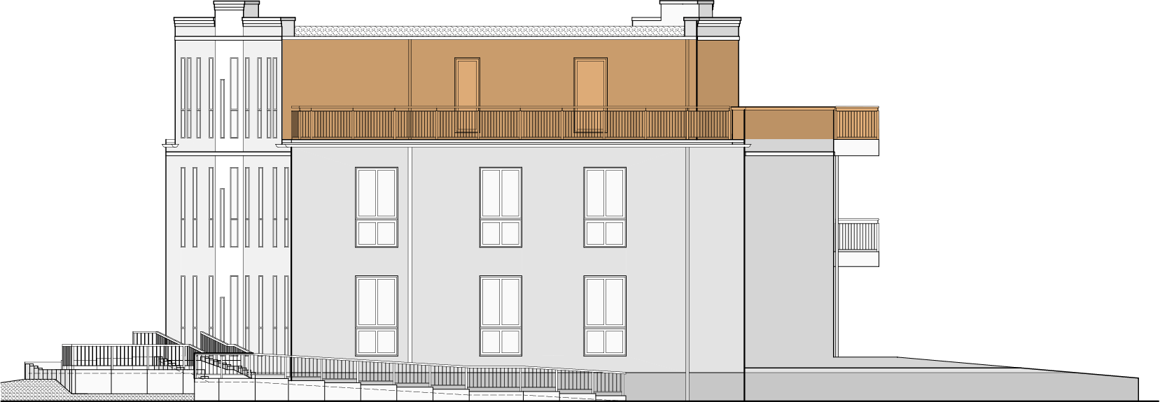 Frontansicht Wohnung 7